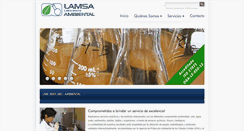 Desktop Screenshot of laboratorio-ambiental.com
